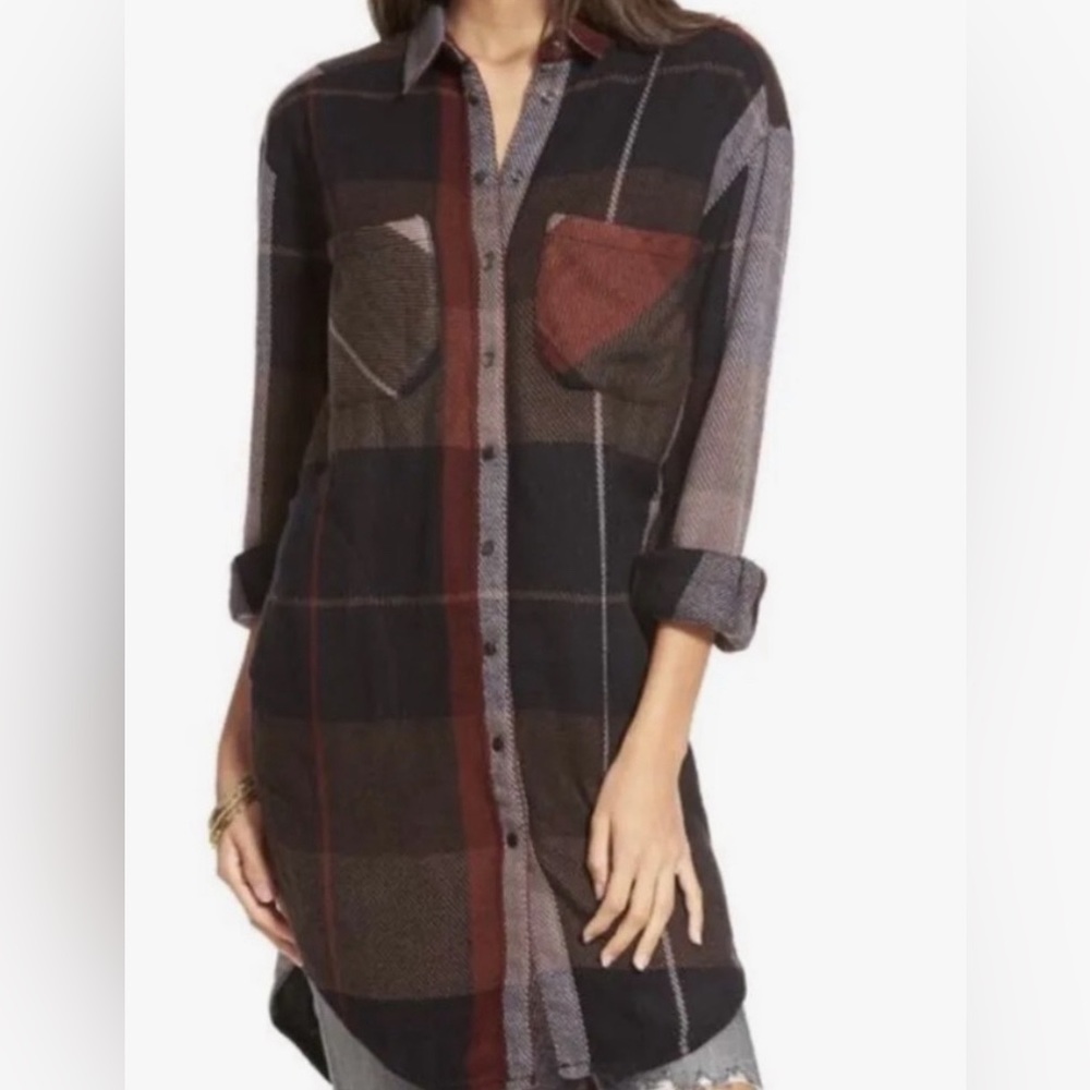 Free People: snap front : Street Talk : tunic, jacket, dress - versatile